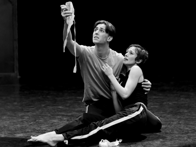 Stephen Murray and Cordelia Braithwaite in Rehearsals for The Red Shoes