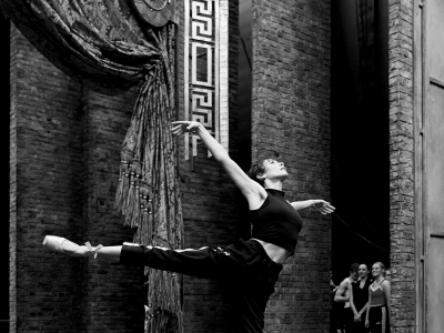 Cordelia Braithwaite in Rehearsals for The Red Shoes