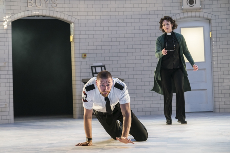 Tybalt (Dan Wright) and Rev Bernadette Laurence (Daisy May Kemp) - Capulet Company