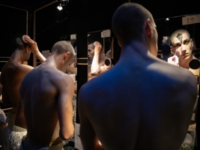 Backstage in the Swan Room at Swan Lake