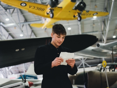 Legacy Dance Company performing Cinderella: A Museum Adventure at Imperial War Museum Duxford