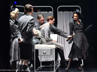 Anjali (far right) as Sybil, the Stepmother performing in Shanghai