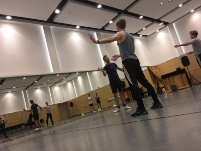 Rehearsals in one of Shanghai Culture Square's lovely studios
