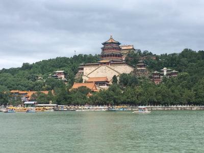 The Summer Palace view from the pedalo