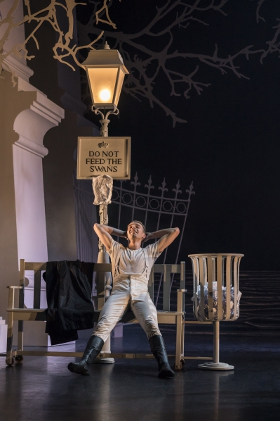 The Prince (Liam Mower) in Matthew Bourne's Swan Lake