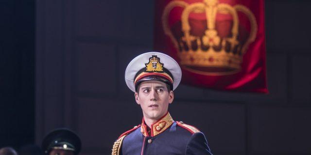 The Prince (Dominic North) in Matthew Bourne's Swan Lake