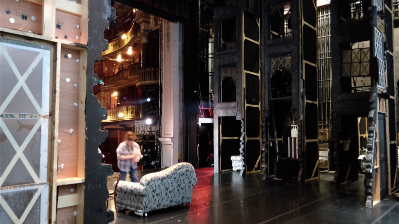 Marking positions for props on stage