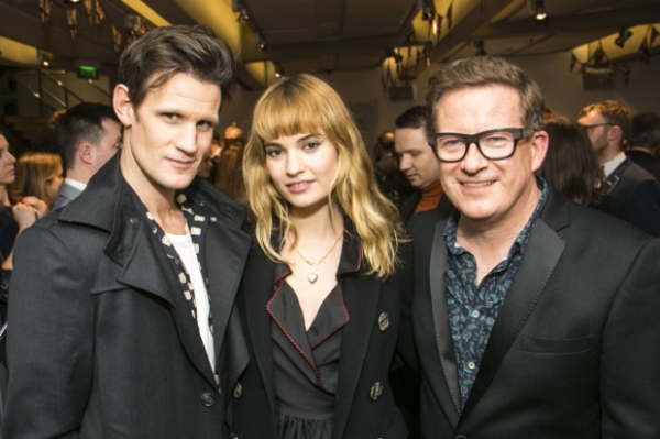 Matt Smith (Actor) with Lily James (Actress) and Matthew Bourne