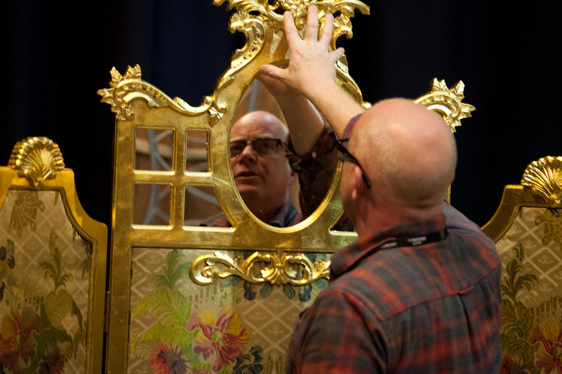 Lez Brotherston in The Red Shoes rehearsals